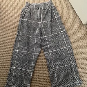 Top shop plaid pants